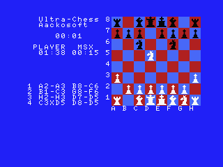 Ultra Chess screenshot 5 for MSX